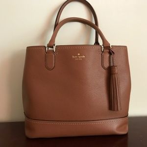 KATE SPADE MCCALL STREET JENNER, WARM COGNAC
